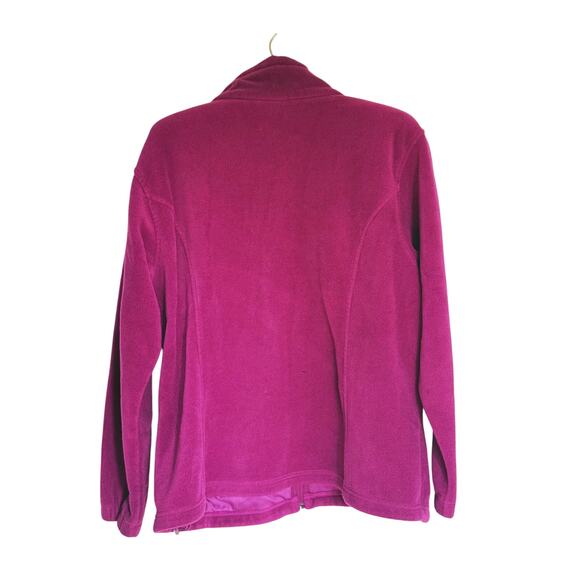 Columbia Women’s Benton Springs Fleece Full Zip Jacket 1X Pink Winter Layer - Picture 4 of 11
